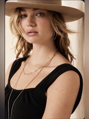 Banana Republic Women’s Linen-Blend Camp Tank Top, Black, Size Large, NWT